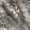 Light gray angora goat mohair